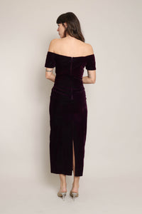 90s Velvet Sweetheart Dress