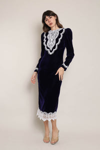 80s Jessica McClintock Edwardian Dress