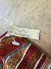 70s Chenille Striped Vest