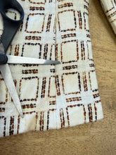 70s Dormeuil Plaid Skirt Suit Set