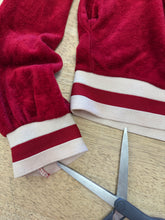60s Maroon Hooded Track Jacket