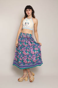 80s Anokhi Cotton Skirt