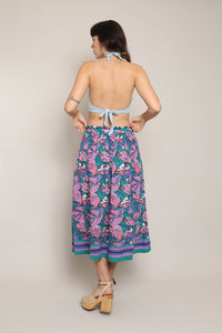 80s Anokhi Cotton Skirt