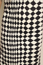 1960s Black & White Op-Art Psychedelic Shift Dress