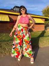 70s Floral Palazzo Pants
