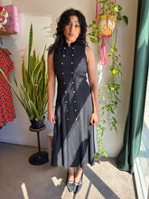 90s Charcoal Military Dress