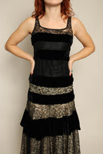 40s Illusion Lace Gown