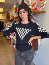 80s Checkered Sweater