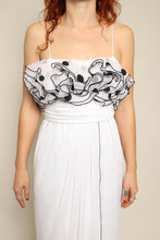 70s Fluttery Grecian Maxi Dress