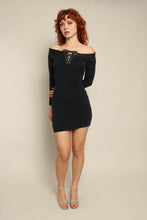 90s Leather Lace Up Mini Dress