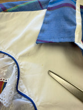 80s Pastel Plaid Western Shirt