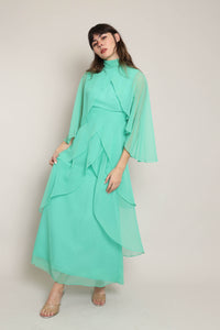 70s Chiffon Goddess Dress