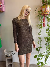 90s Anne Klein Gold Mini Dress
