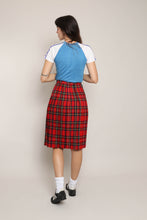 90s Tartan Plaid Buckle Skirt