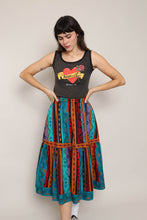 80s Southwestern Cotton Skirt