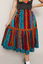 80s Southwestern Cotton Skirt