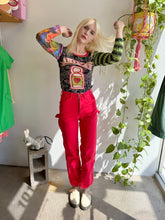 70s Washington Dee Cee Red Carpenter Pants
