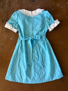 70s Baby Blues Mini Dress - M
