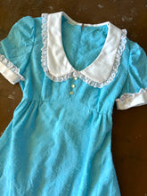 70s Baby Blues Mini Dress - M