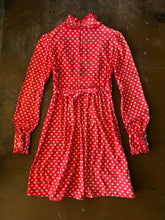 70s Polka Dot Mini Dress - S