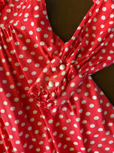 70s Polka Dot Mini Dress - S