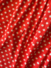 70s Polka Dot Mini Dress - S