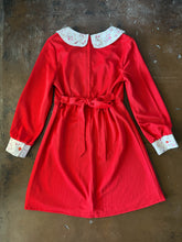 70s Square Collar Mini Dress - L/XL