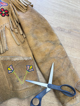 50s Moose Hide Beaded Fringe Jacket