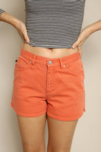 Y2K Ralph Lauren Plaid Label Orange Jean Shorts
