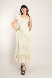 70s Flutter Prairie Dress