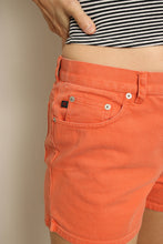 Y2K Ralph Lauren Plaid Label Orange Jean Shorts