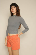 Y2K Ralph Lauren Plaid Label Orange Jean Shorts