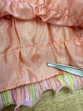 80s Striped Plisse Dress