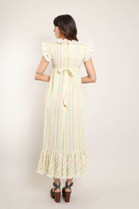 70s Flutter Prairie Dress