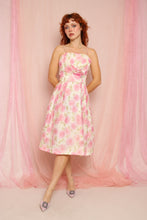 ❤️ 60s Rose Chiffon Dress