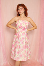 ❤️ 60s Rose Chiffon Dress