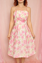 ❤️ 60s Rose Chiffon Dress