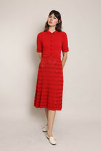 40s Ribbon Knit Sweater Dress