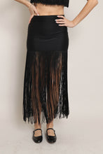 90s Helen Storey Fringe Skirt