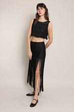 90s Helen Storey Fringe Skirt