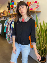 50s Peter Pan Collar Shirt