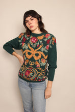 90s Whimsy Print Sweater