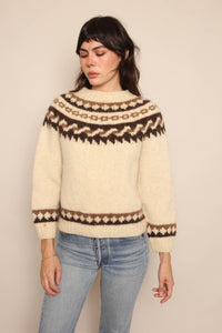 80s Icelandic Wool Sweater