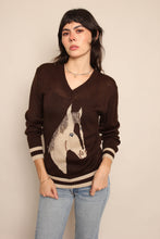 70s Horse Portrait Sweater