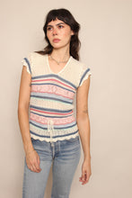 70s Pointelle Knit Shirt