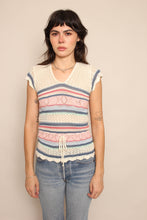 70s Pointelle Knit Shirt