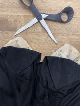 50s Black Strapless Taffeta Party Dress