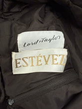 70s Luis Estévez Brown Chiffon Cocktail Dress