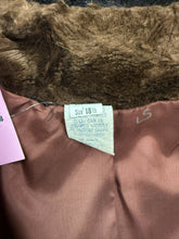 70s Faux Fur Coat With Collar