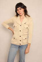 70s Accent Pocket Cardigan